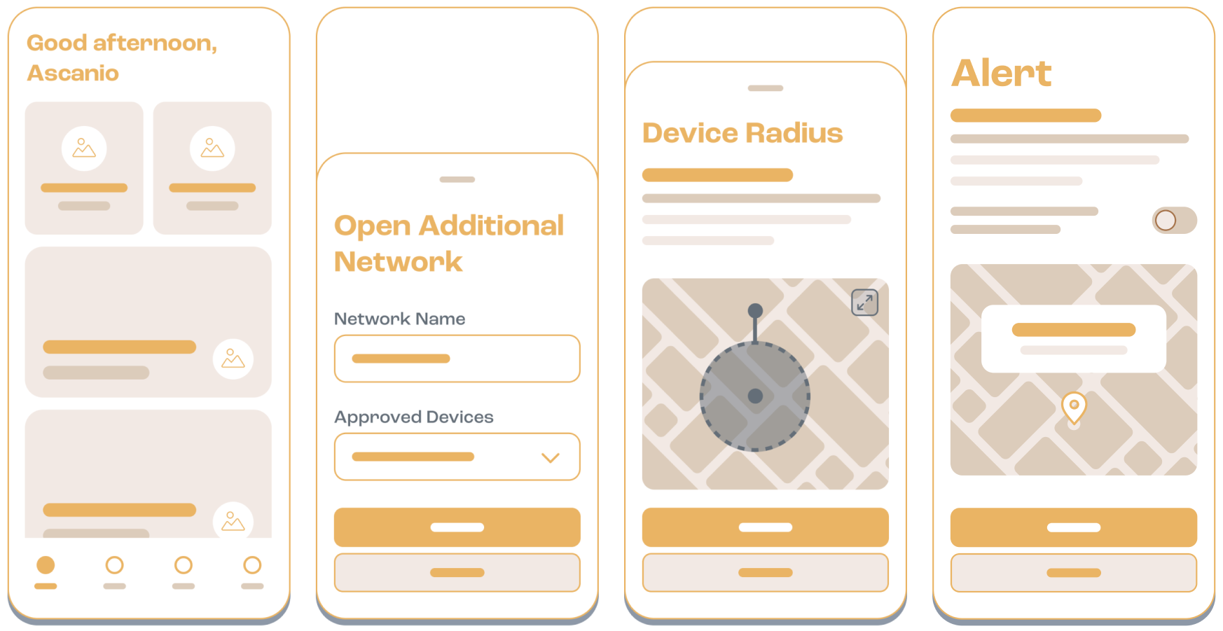 Cyberus Low-Fidelity Wireframe